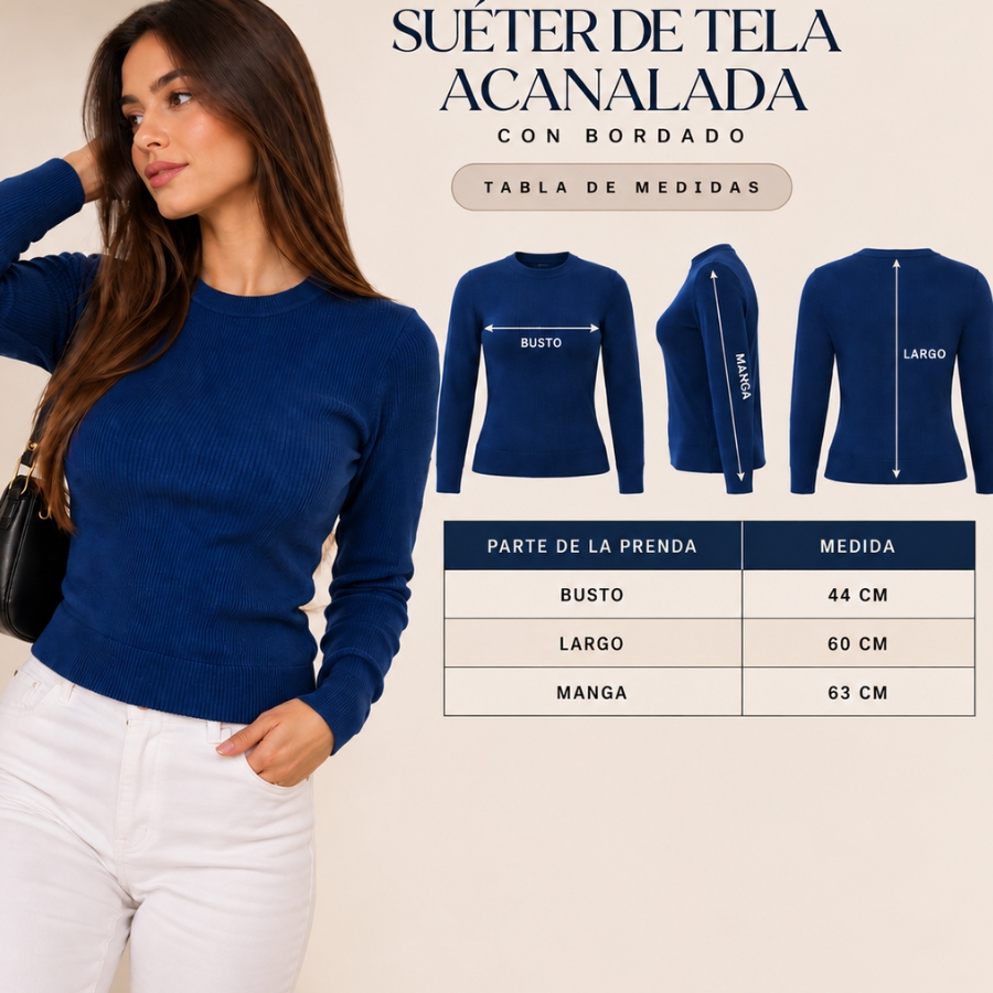 MIS0099 Jersey Punto Fino DAMA 15889